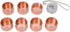 Metal Pill Organizer - Stackable Weekly Travel Medicine Box, Portable Waterproof Aluminum Alloy with Lanyard Rose Gold