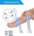 Lmaray Patient Medical Restraints Limb Holders, Hospital Bed Safety Cotton Straps Double Reinforced for Wrists Ankles