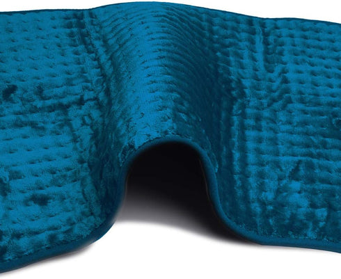 Ambershine XXXL King Size Heating Pad 17"x33" with 12 Temperature Settings for Pain Relief, Dark Teal
