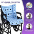 Inflatable Anti-Decubitus Seat Cushion for Wheelchair, Breathable Backrest Air Cushion for Pressure Sores Pain Relief