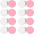 8 Pack Pink Contact Lens Cases, Outdoor Portable Mini Contact Lens Kit for Travel and Everyday Use