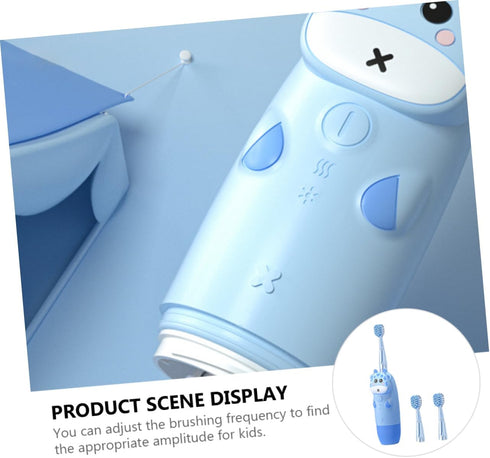 Set 4pcs SHERCHPRY Boys and Girls Sonic Electric Toothbrush Colorful Deer Design Rechargeable Gentle for Baby Teeth No