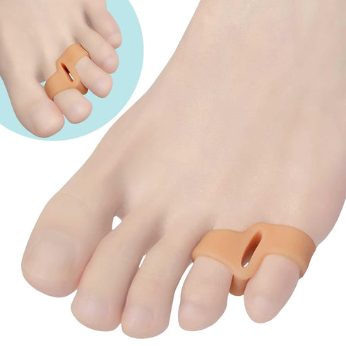 Chiroplax Bunion Corrector Pads, 4 Regular Size Silicone Cushions for Bunionette Pain Relief, Men & Women