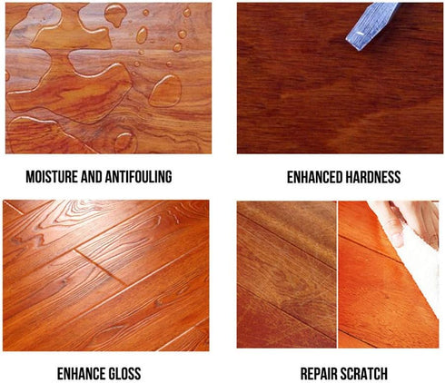 Wood Seasoning Beewax Polish for Wood & Furniture, Metal & Leather, Complete Solution for Furniture Care and Home