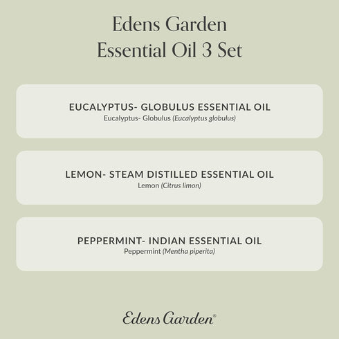 Edens Garden Essential Oil Set, 3 Best 100% Pure Aromatherapy Oils (Essential Oil)