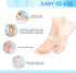 Wonderwin Gel Heel Cups, Medical-Grade Breathable Heel Protectors for Cracked Heels, Heel Spurs, Plantar Fasciitis, Men