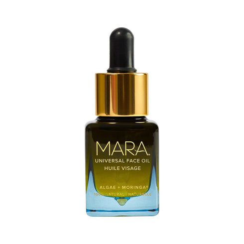 MARA Natural Algae + Moringa Universal Face Oil | Non-Toxic Plant-Based Skin Care | Nourishes & Boosts Firmness, (.5 oz