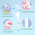 Holy Rose Dental Floss Picks with Portable Case, 4 Box, 140 Count Flosser Toothpick for Oral Care