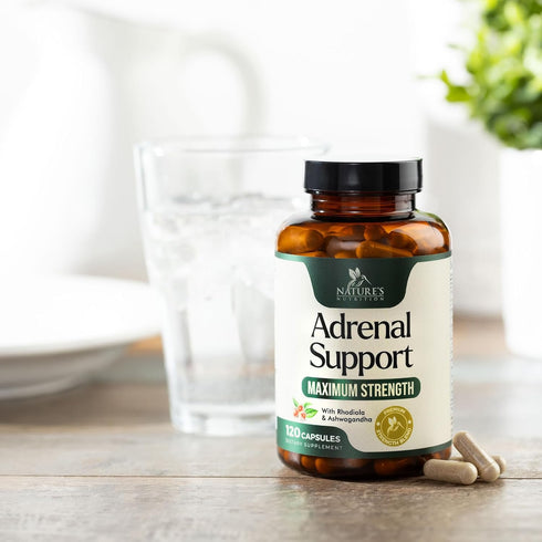 Adrenal Support Supplements Cortex Complex, Best Energy Supplement, Supports Cortisol Health & Energy Levels, 120