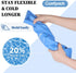 Shin Splint Ice Pack Wrap for Injuries, Reusable Gel Calf Ice Pack for Leg Pain Relief, Calf Strain, Sore Muscle