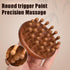 OULIGET Wooden Trigger Point Massage Tool,Sandalwood Comb Head Massager,Gua Sha Comb Tool