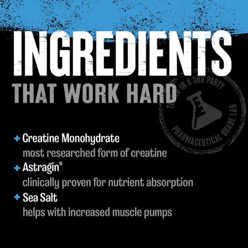 Animal Creatine Chews Tablets, Enhanced Creatine Monohydrate with AstraGin, Sea Salt for Added Pumps, Grape Flavor