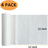 Bamboo Paper Towels Replacement - 4 Rolls, 80 Sheets Heavy Duty Machine Washable Reusable for Kitchen