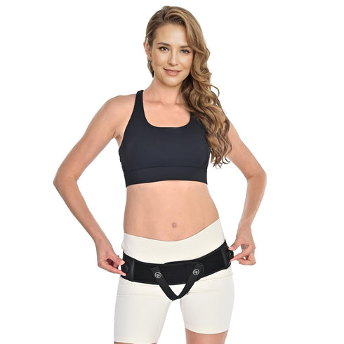 Pelvic Support Belt for Pregnancy and Postpartum, with two Groin Straps that