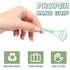 100 Counts Disposable Tongue Scraper with Dental Picks, BPA Free Plastic Tongue Cleaner Scrapers for Fresh Breath