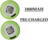 12 Count Ni-MH AA 1800mAh Rechargeable Batteries 1.2V for Garden Landscaping Outdoor Solar Lights, String Lights