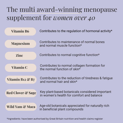 INNOPURE (2 B6 60 Perimenopause & Menopause Complex for Women Month Supply) Red Clover, Wild Yam, Maca, Sage
