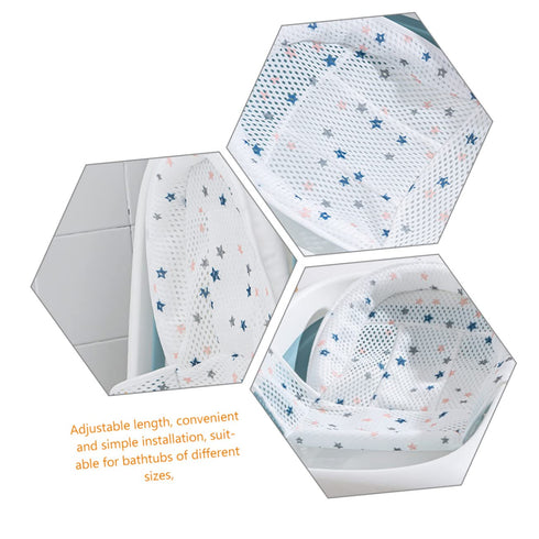Newborn Bath Support Mat Mesh for Bath Insert Comfortable Bathing Net
