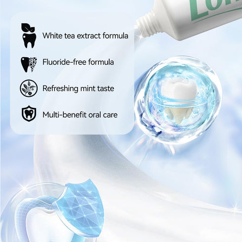 Longrich Fluoride-Free Multi-Effect Toothpaste with White Tea by