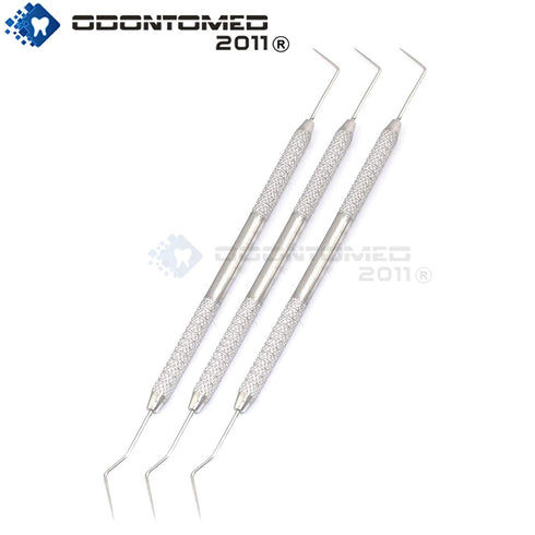 OdontoMed2011 Lot of 3 Dental Endodontic Explorer Dg16 Double Ended Instruments
