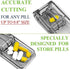 Pill Cutter for Small or Large Pills - The Best Multiple Pill Splitter Design in the USA, Keychain Pill Holder Bonus
