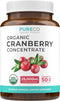 USDA Organic Cranberry Pills - 50:1 Concentrate Equals 25,000mg of Fresh Cranberries for Urinary Tract Health, 120