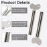 VANTOBEST 2 Pack Metal Tube Squeezer Keys Silvery Hair Dye Toothpaste Roller Dispenser Tool Durable Tube Squeezing Aid