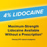 Aspercreme Essential Oils Lidocaine Pain Relief Roll-On, Max-Strength Numbs Nerve Pain, Lavender, 2.5 Oz.