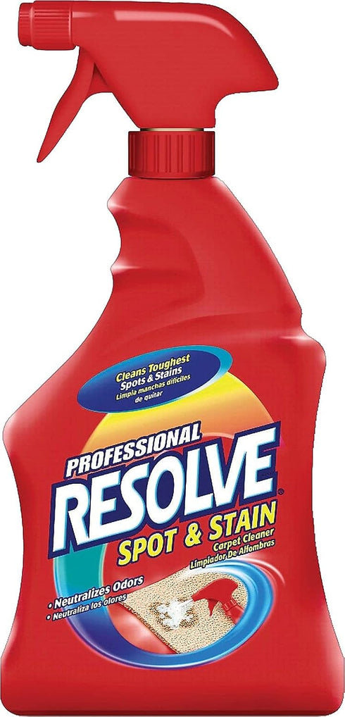 Professional RESOLVE 97402EA Spot & Stain Carpet Cleaner, 32oz Spray Bottle