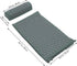 Set 2pcs Acupressure Massage Mat and Acupuncture Therapy Pillow with Non-Slip Yoga Mat Surface for Back and Neck