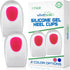 ViveSole Gel Heel Cups (Pair) - Silicone Cushion Insert Pads for Pain