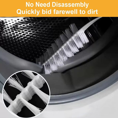 Durable Nylon Washing Machine Cleaner Brush | Household Cleaning Brush for Front Load Machines and Flexible Slit