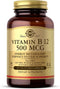 Solgar Vitamin B12 500 mcg, 250 Vegetable Capsules - Energy Metabolism, Nervous System Support, Non-GMO, Vegan