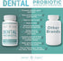 Dental Probiotic, 30 Sugar Free Chewable Tablets, Mint Flavor, Vegan Supplements for Oral Health
