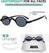 Eyekepper Oval Round Reading Glasses Mini for Women Men, Small Vintage Reader Eyeglasses with Spring Hinges