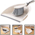 Amosfun Mini Dustpan and Brush Set - Portable Small Broom and Dust Pan for Cleaning Sofa & Countertop