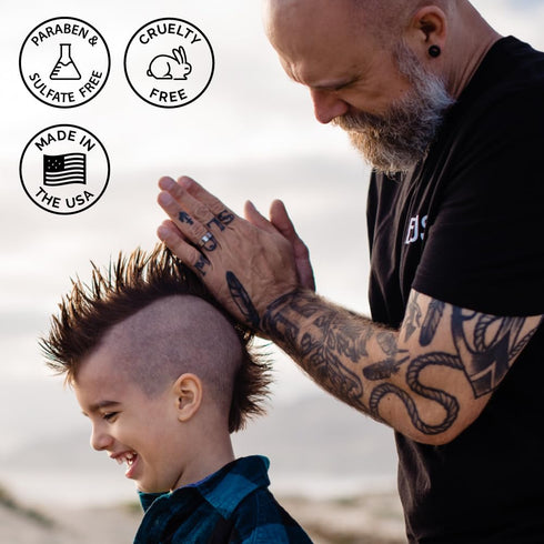 ZEUS Clay Pomade for Men - Matte Finish, Water Soluble & Extra Firm Hold Hair Styling Clay Pomade (4 oz.)