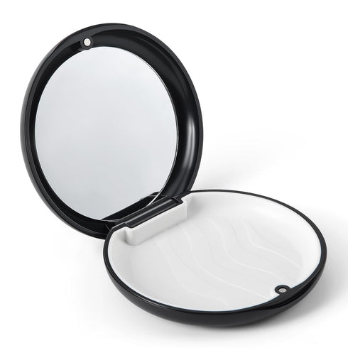 JMU Black Retainer Case with Mirror - Ideal for Mouth Guards