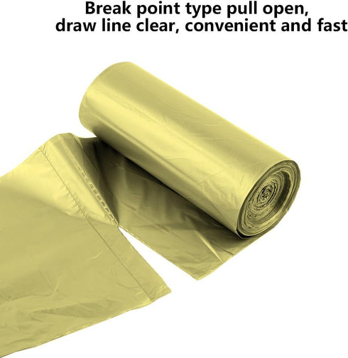 5 Rolls Small Trash Garbage Bags, 4 Gallon, Strong Thin Material, 200 Counts, Durable Plastic for Office Home