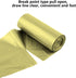 5 Rolls Small Trash Garbage Bags, 4 Gallon, Strong Thin Material, 200 Counts, Durable Plastic for Office Home