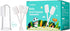 60PCS Baby Tongue Cleaner & 1PCS Finger Toothbrush, Disposable Infant Oral Clean Stick for 0-36 Month Baby