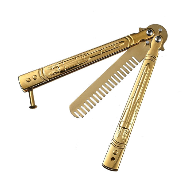 Pocket Folding Hair Detangling Comb - Durable Hair Brush for Best Styling and Professional Hair Care Tools
