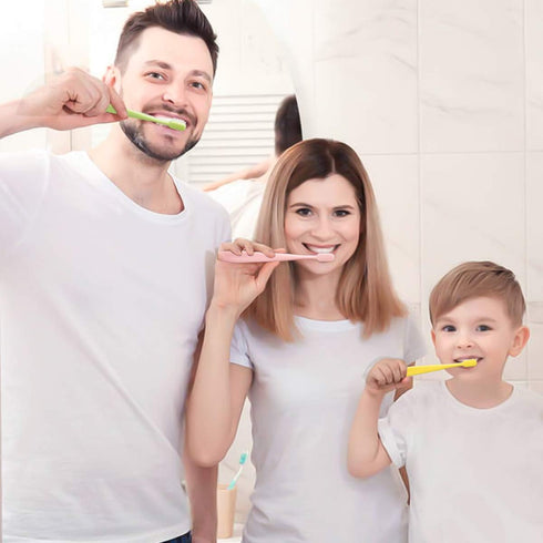 SUREE Extra Soft Toothbrush for Sensitive Teeth, 10000 Bristles Nano Toothbrush, 4 Pack