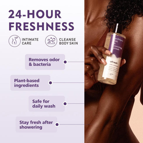 Her Refresh pH Balance Feminine Wash, Daily Intimate Cleansing & Skin Nourishment, Odor Control & Hydrating Formula