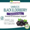 ELP ESSENTIAL Black Elderberry Capsules 2000mg | 100 Count | Super Concentrated Sambucus Extract for Antioxidant and