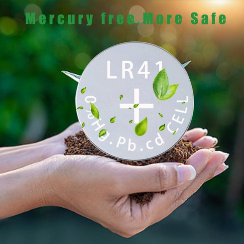 LR41 Button Batteries L736 AG3 392 384 192 SR41 A63 736 G3, 1.5V Alkaline Coin Cell Batteries 10 Pack