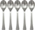 Lillian Tablesettings 48 Count Premium Plastic Soup Spoon, Silver
