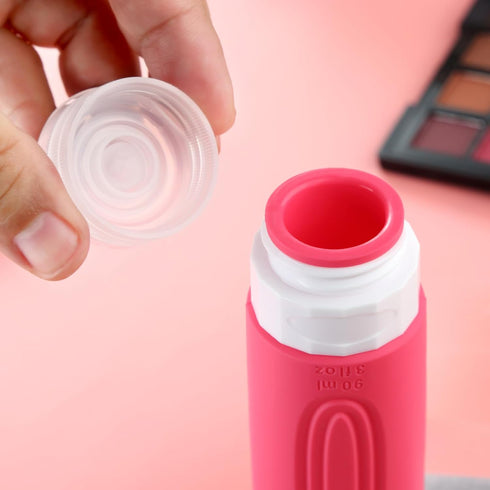 Travel Bottles for Toiletries, TSA Approved 3oz Containers, BPA Free Leak Proof Refillable Liquid Silicone (4 Pack)