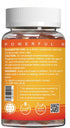 Turmeric Curcumin Gummies, 120 Gummies - 500mg for Adults with Black Pepper, Ginger Root, Vitamin C, Low Sugar, Orange