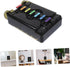 Portable Weekly Pill Organizer with Compartments Compact Travel Medicine Case for Daily Morning and Evening Dose